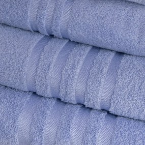 Modrý froté bavlnený uterák 30x50 cm Simple – Casa Selección