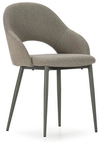 Zelené čalúnené jedálenské stoličky v súprave 2 ks Lia – Marckeric