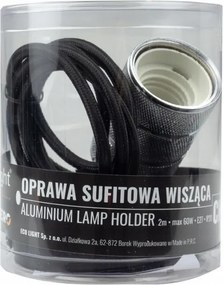 ECOLIGHT Stropné závesné svietidlo LOFT E27 - 2M - chróm strieborná