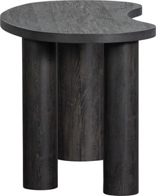 Tmavohnedý konzolový stolík v dekore borovice 70x150 cm Maan – WOOOD