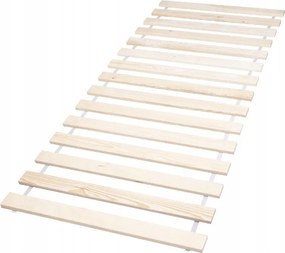 Detská domčeková posteľ z masívu borovice TEA - 200x90 cm - šedá