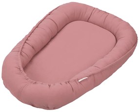 Ľanové hniezdo pre miminko syto ružová
