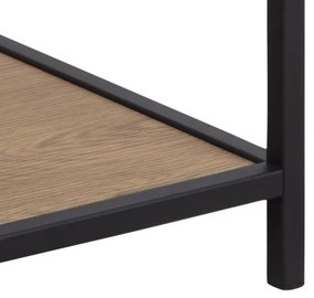 Nočný stolík SARON dub/čierna