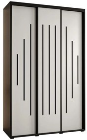 Skriňa 45 Canaris 12 170 čierna/biela/čierna