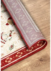 Červený behúň s vianočným motívom s prímesou bavlny 80x200 cm Toy's Delight Red Christmas – Villeroy&amp;Boch
