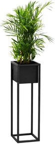 Tutumi Tutumi, kovový kvetináč 60cm FS-C60, čierna, HOM-09811