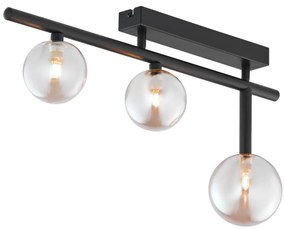 Jupiter 1904 - Prisadené stropné svietidlo NEPTUN 3xG9/14W/230V čierna