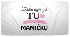 Sablio Uterák Ďakujem za tú najlepšiu mamičku - 30x50 cm