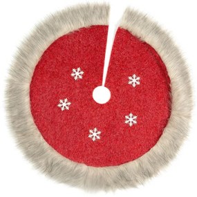 Podložka pod Vianočný stromček 417B červená