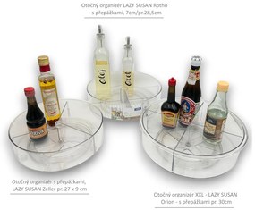 Otočný organizér LAZY SUSAN Rotho - nízky 3,2 cm / pr. 29 cm