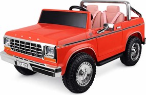 JOKOMISIADA Dvojmiestne autíčko na batériu klasický Ford Bronco Pickup červené PA0338