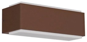 Redo 90404 - LED Vonkajšie nástenné svietidlo DASH LED/9W/230V 4000K IP65 hnedá