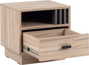 Nočný stolík Almo, dub estana/antracit