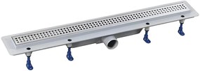 Polysan Polysan, INDY sprchový kanálik s nerezovým roštom, superflow, DN50, 710x122x65 mm, 73641