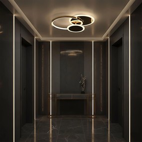 Toolight Toolight, LED stropné svietidlo + diaľkové ovládanie, APP1710-C, zlatá lesklá, OSW-04039