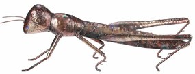 Kovová záhradná dekorácia Kobylka, 37 x 12 x 14 cm