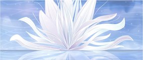 Obraz - Lotusový kvet (120x50 cm)