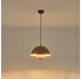 Eurolamp Luster na lanku 1xE27/15W/230V červená 144-28551