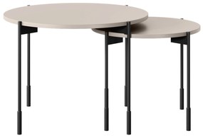 Okrúhly Konferenčný stolík Sonatia 60 cm - kašmírová