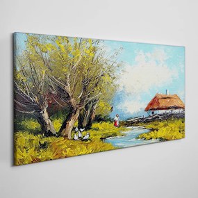 Obraz canvas krajiny mraky