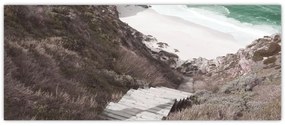 Obraz - Cesta k smaragdovému moru (120x50 cm)