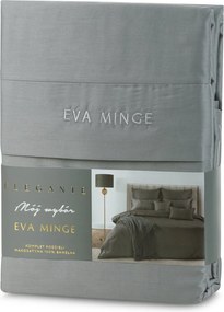 MAKOSATÉNOVÉ OBLIEČKY EVA MINGE ELEGANT1C 140X200 CM, 1 KS 70X80 CM SIVÉ
