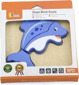 Prvé detské puzzle Viga 59934 rybka