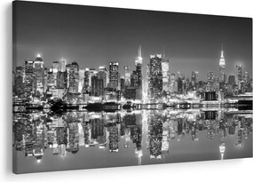 Obraz - New York, čiernobiely (90x60 cm)