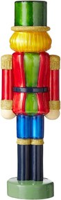 X-MAS LED Luskáčik sklenený 30 cm - červená