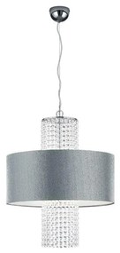 Reality - Luster na lanku KING 3xE14/28W/230V strieborná