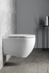 Isvea Isvea, INFINITY závesná WC misa, Rimless, 36,5x53cm, biela, 10NF02004