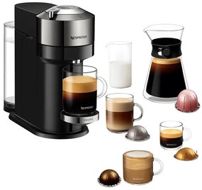 Kapsulový kávovar Krups Nespresso Vertuo Next Chrome XN910C10(použité)