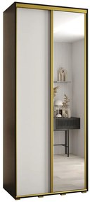 Skriňa 45 Canaris 3 130 čierna/biela/gold