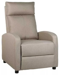 LuxuryForm DESIGN Televízne kreslo RUFO s polohovaním - béžové