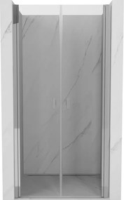 Mexen MIST, 2-krídlové sprchové dvere (d+d) 70x200 cm, 6mm číre sklo, chrómový profil, 8A7-070-000-01-00