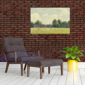 Obraz - Camille Pissarro, Hampton Court Green, reprodukcia (90x60 cm)