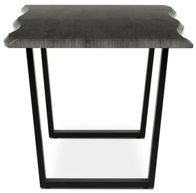 Autronic BONTEC Jedálenský stôl 160x90cm, mdf, sivý dub, HT-F4216 GREY Farba: Hnedá