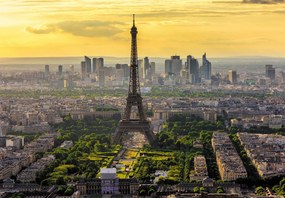 Fototapeta - Panoráma Paríža (147x102 cm)