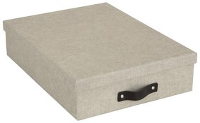 Béžová úložná škatuľa Bigso Box of Sweden Oskar