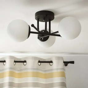 Brilagi - Prisadený luster MALIVA 3xE14/15W/230V čierna/biela