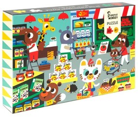 Petit Monkey Detské puzzle: Supermarket