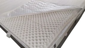 Kontinentálna posteľ Emma Premium Home boxspring 200x160 sv. šedá s úložným priestorom