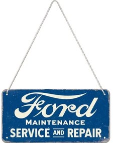 Plechová ceduľa Ford - Service & Repair, (20 x 10 cm)