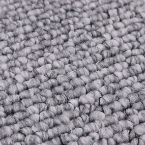 AKCIA: 70x240 cm Metrážny koberec Wolly 920 šedá, šíře, šedá, filc, obývacia izba, Balta