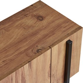 TV stolík ZENORI 180 cm, borovica Atlantic/čierna