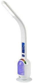 Rabalux 74231 stolná LED lampa s glitrami Figen, biela, 5W, 290lm, 5000K, stmievateľná