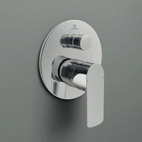 Vaňová podomietková batéria v lesklo striebornej farbe Connect Air – Ideal Standard