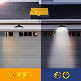 Solárne pouličné osvetlenie - dvojitá lampička + ovládač