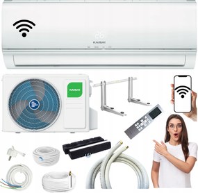 Nástenná klimatizácia Kaisai Eco 5,3 kW 50 m2 Wifi Ohrievač Pripravený Na Montáž