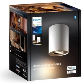Philips - LED Stmievateľné bodové svietidlo Hue PILLAR 1xGU10/4,2W/230V + DO biela
